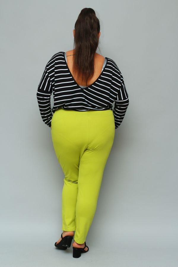 Lime LOTARIO Plus Size Pants