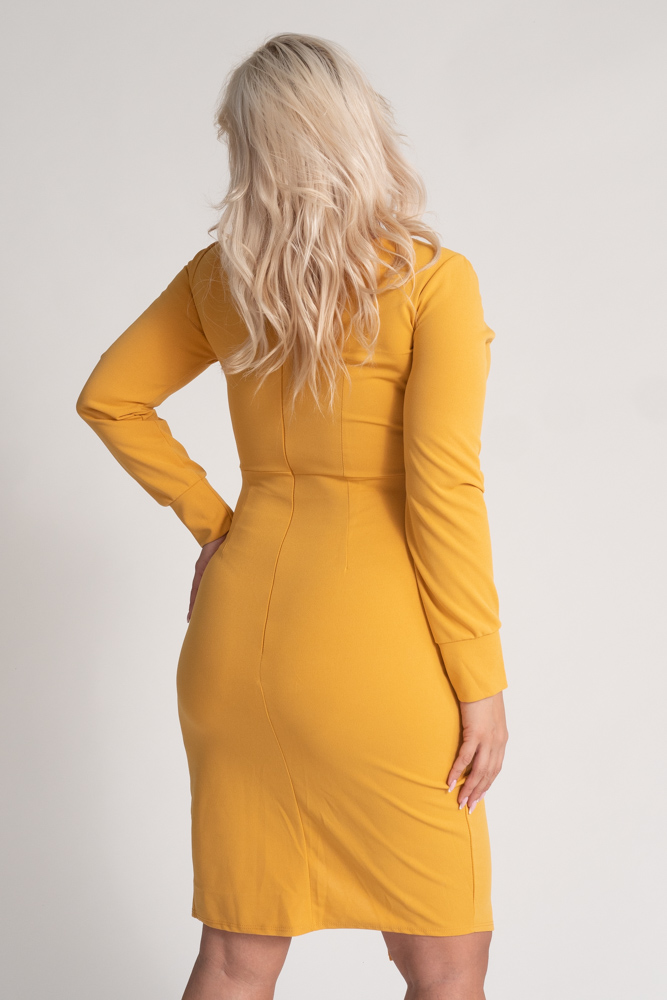 Mustard Envelope Dress NEPIA