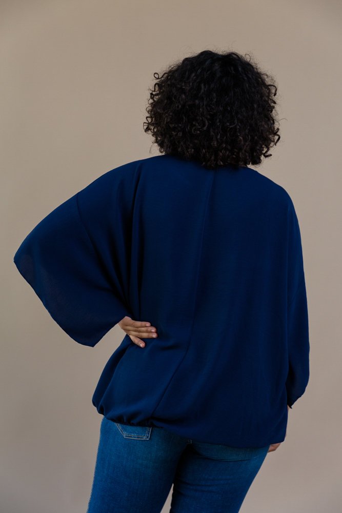 Navy blue ETERNAL blouse