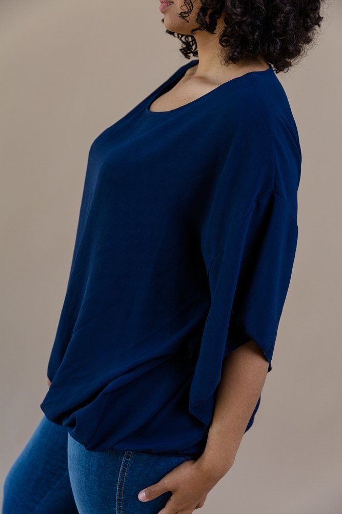 Navy blue ETERNAL blouse