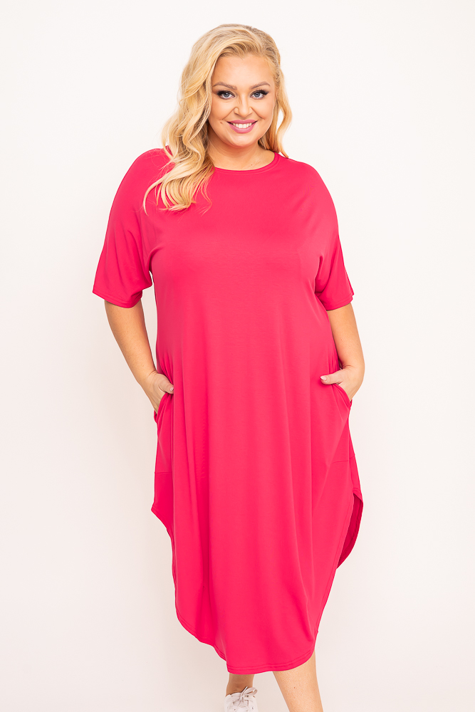 Pink SPINER Plus Size Dress