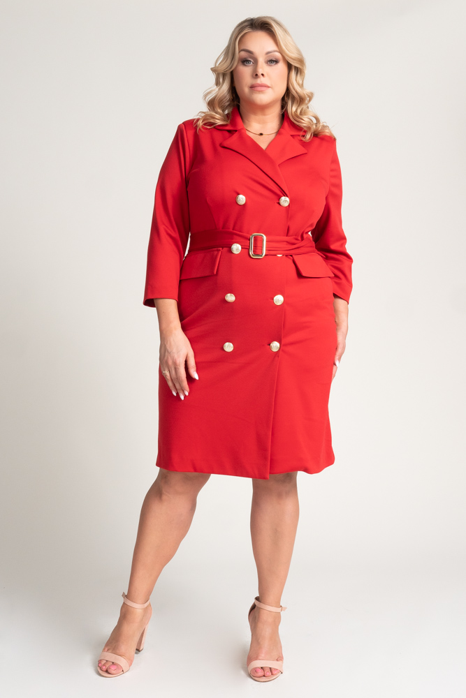 Red GANTIA Jacket Dress