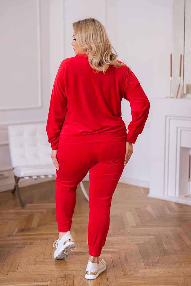 Red MENTIO Tracksuit