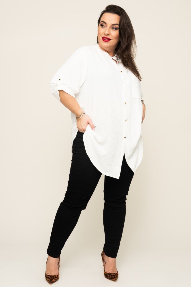 White Shirt with collar LERIA