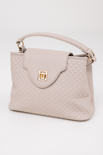  Beige Quilted Handbag MONI