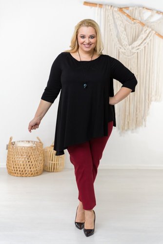  Black Blouse ORUNA Plus Size