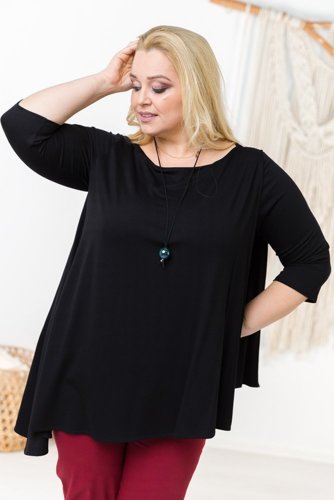  Black Blouse ORUNA Plus Size