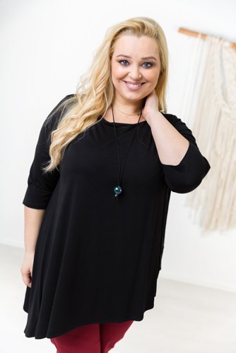  Black Blouse ORUNA Plus Size