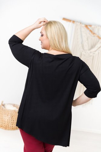  Black Blouse ORUNA Plus Size