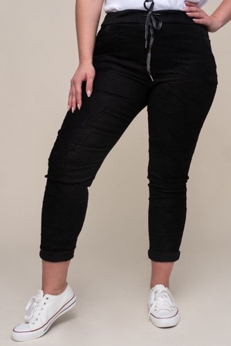  Black EFIKO Suede Pants