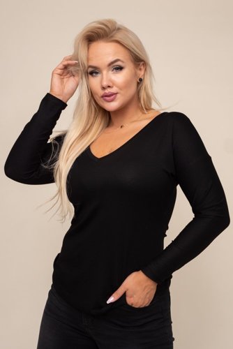  Black MORI Smooth Blouse 