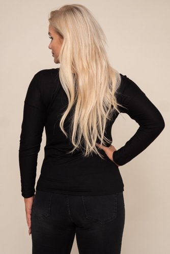  Black MORI Smooth Blouse 