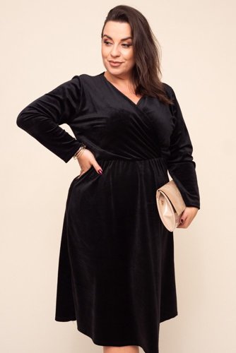  Black Velour Dress CANSA