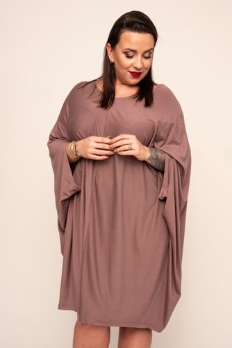  Coffee HERMI Dress