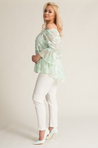  Green SHINE TIME blouse