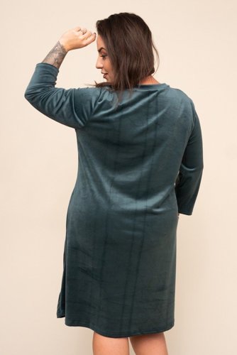  Green Velour Dress PAGANI