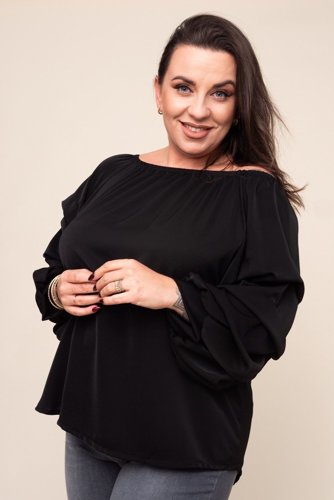  NENSI Black Blouse