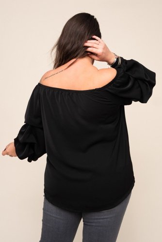  NENSI Black Blouse