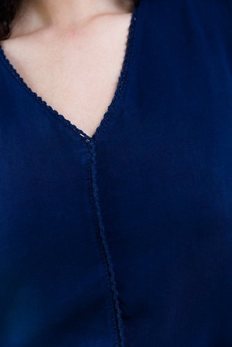  Navy blue CUPIDO Blouse