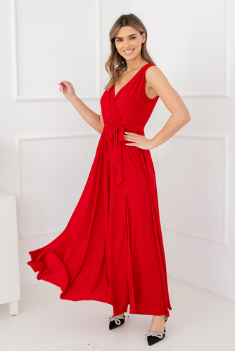  Red FIANCO Maxi Dress