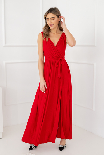  Red FIANCO Maxi Dress