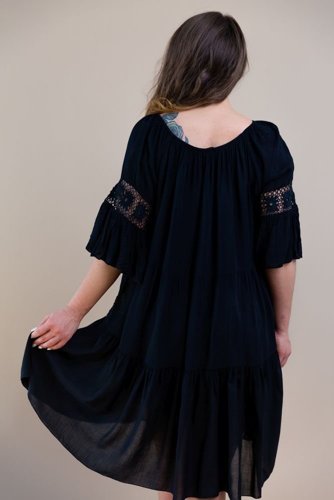  SABBIA black dress