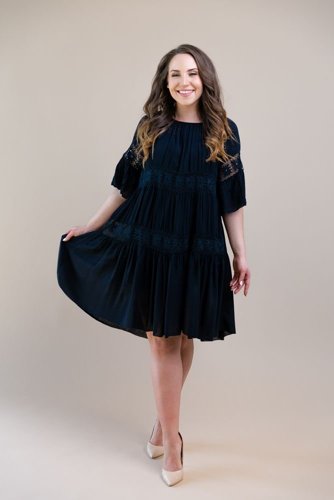  SABBIA black dress