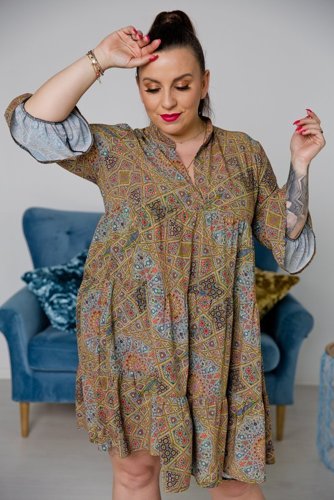 ARABELA Plus Size Dress Pattern 3