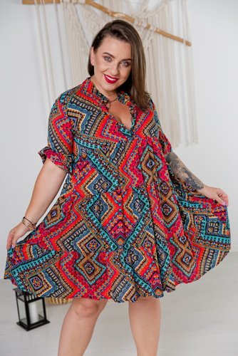 ARABELA Plus Size Dress Pattern 4