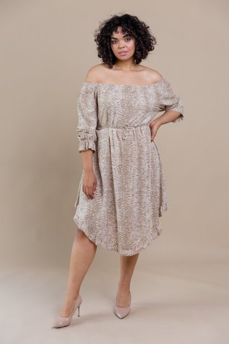 Beige SCIAMANO dress