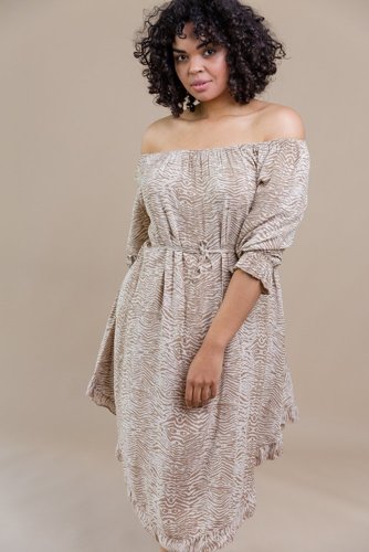 Beige SCIAMANO dress