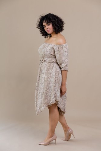 Beige SCIAMANO dress