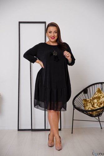 Black APPRI Plus Size Dress