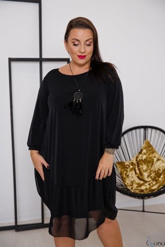 Black APPRI Plus Size Dress