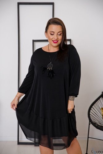 Black APPRI Plus Size Dress