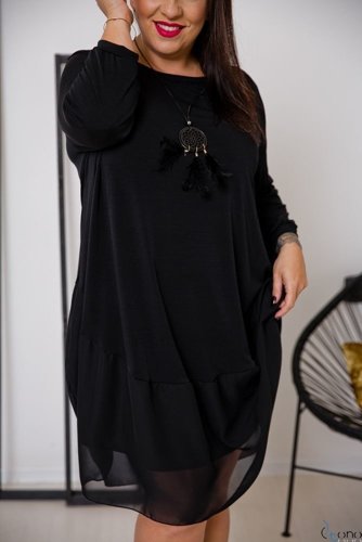 Black APPRI Plus Size Dress