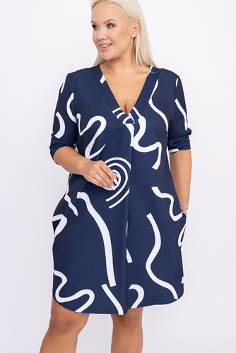 Black ATTIMA Plus Size Tunic