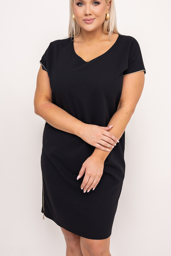 Black CARBONA Plus Size Dress