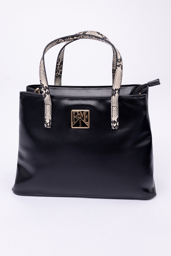 Black CROCODI Handbag