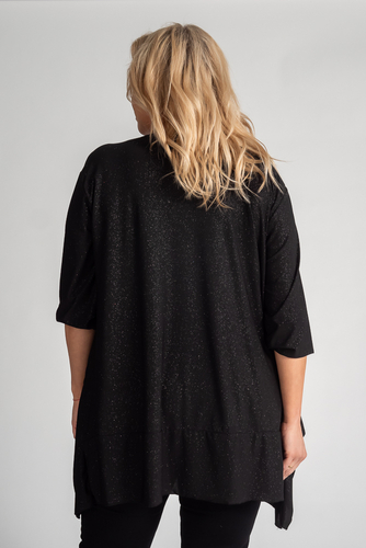 Black Glitter Blouse QUENTI