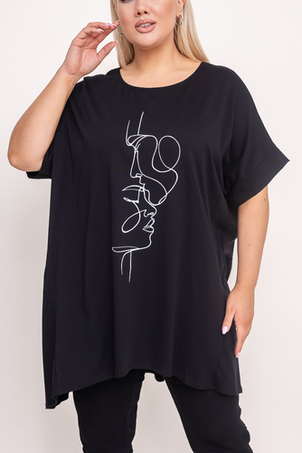 Black LASHA Tunic