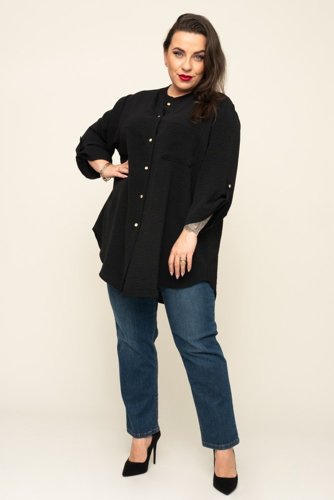 Black Shirt with collar LERIA