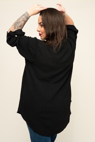 Black Shirt with collar LERIA