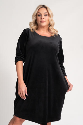 Black Velour Dress DEMY