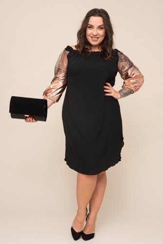 Black and Gold TINA Dress 