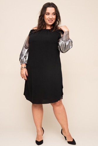 Black and Silver TINA Dress 