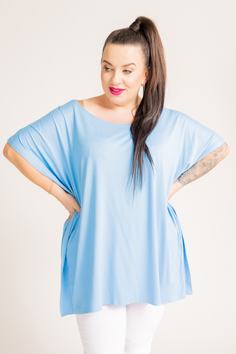 Blue Blouse by MALPEZA