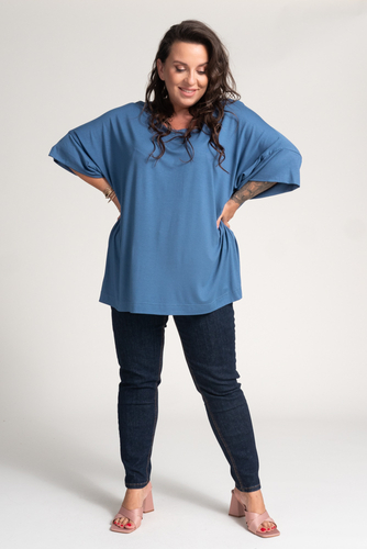 Blue VERTI Blouse