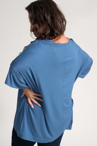 Blue VERTI Blouse