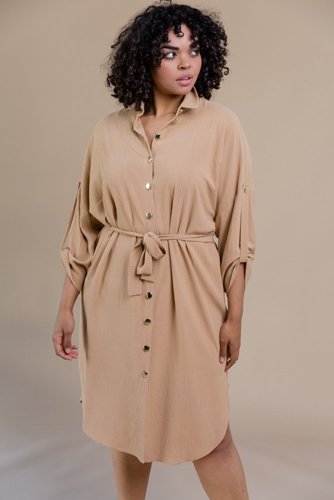 Camel TOWER dress